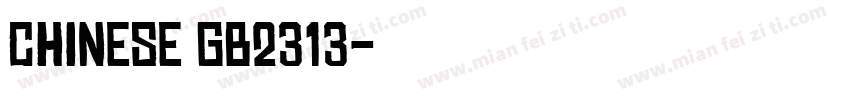 CHINESE GB2313字体转换